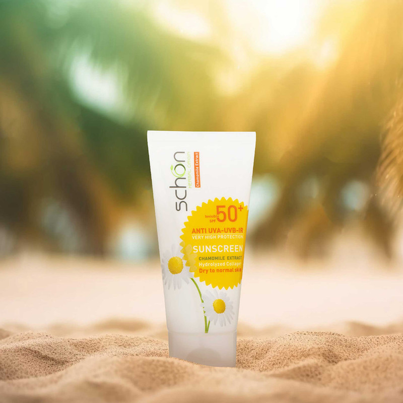 کرم ضدآفتاب بدون رنگ شون مدل Chamomile Extract