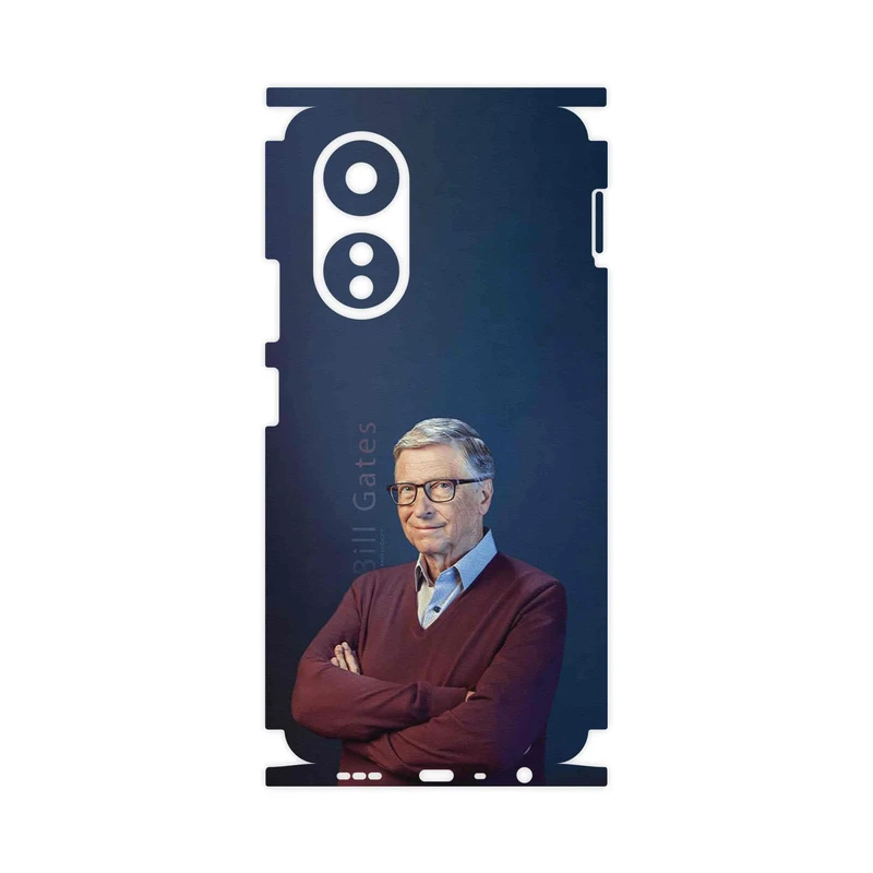برچسب پوششی ماهوت مدل Bill_Gates-FullSkin مناسب برای گوشی موبایل اپو A58 4G