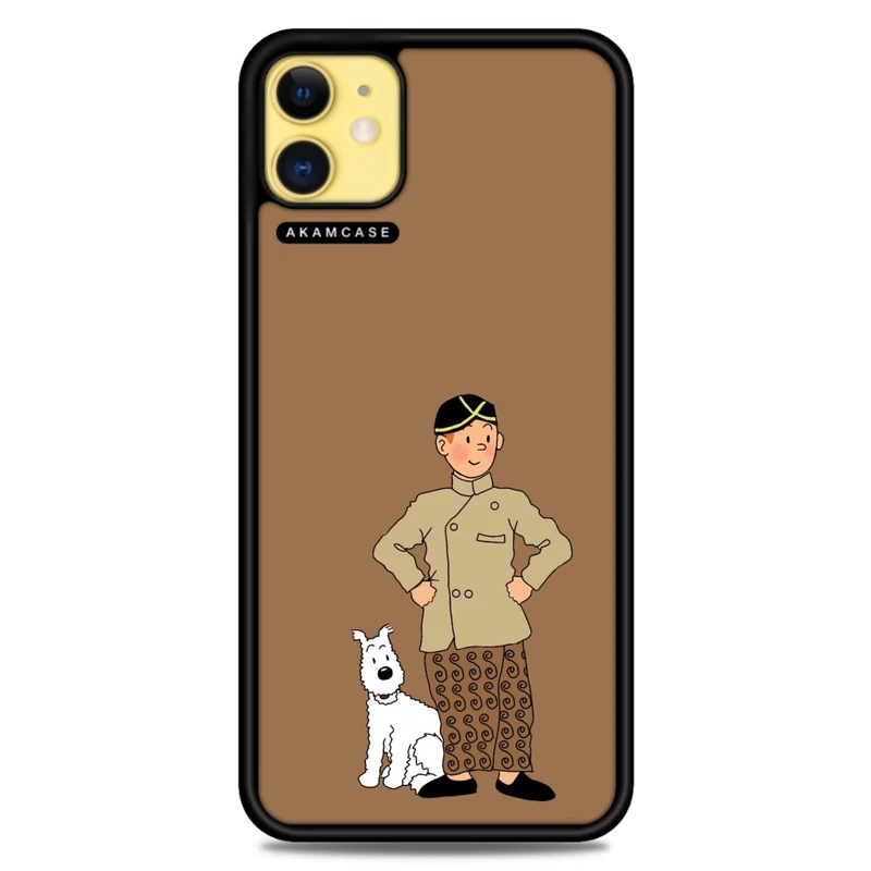کاور آکام مدل AMC-WA11-TINTIN-23 مناسب برای گوشی موبایل اپل iPhone 11