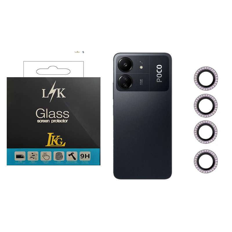 محافظ لنز دوربین ال کا جی مدل نگین دار مناسب برای گوشی موبایل شیائومی Redmi 13C / پوکو C65 / پوکو M6 Pro / Redmi Note 13 Pro محافظ لنز دوربین ال کا جی مدل نگین دار مناسب برای گوشی موبایل شیائومی Redmi 13C / پوکو C65 / پوکو M6 Pro / Redmi Note 13 Pro