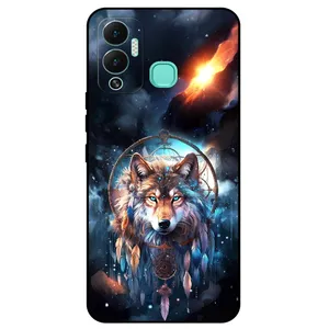 Megafone Wolf and Dream Catcher 8005 Cover For Infinix Hot 12 Play