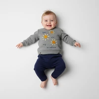 ست سویشرت و شلوار دخترانه فیورلا مدل خورشید کد 23520