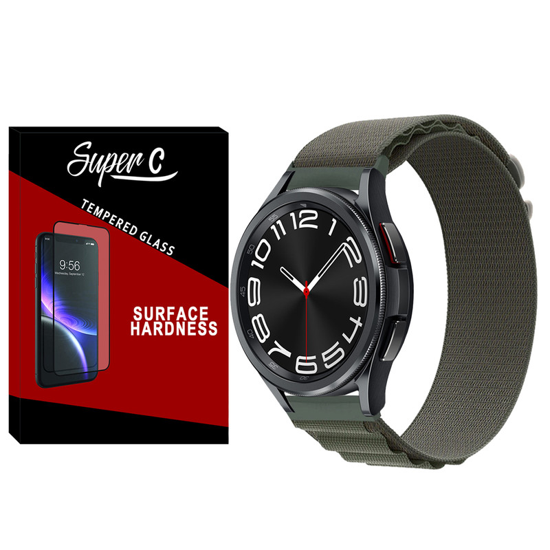 بند سوپرسی مدل Loop Alpine مناسب برای ساعت هوشمند سامسونگ Galaxy Watch 6 Classic 43mm