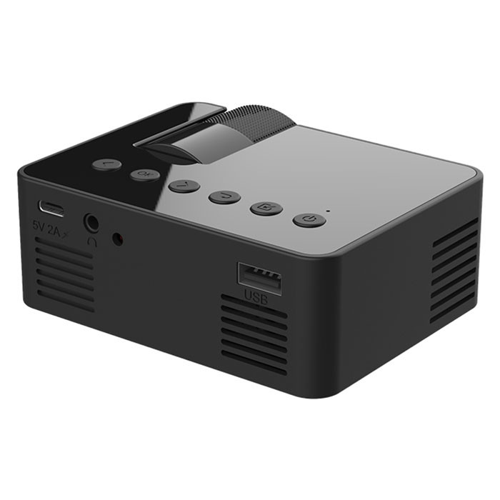 مینی ویدئو پروژکتور مدل T100 با وضوح تصویر 320x180