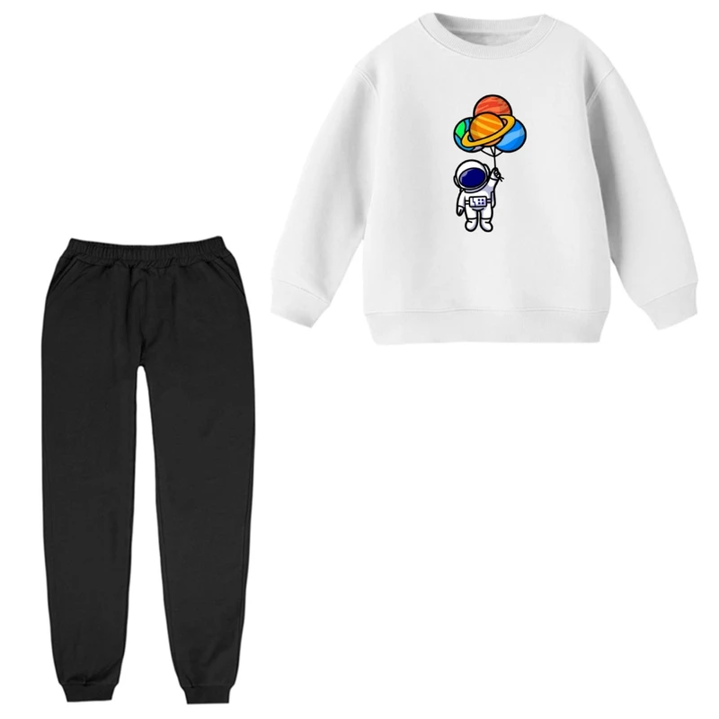 ست سویشرت و شلوار راحتی بچگانه مدل فضانورد کد ۱۹  