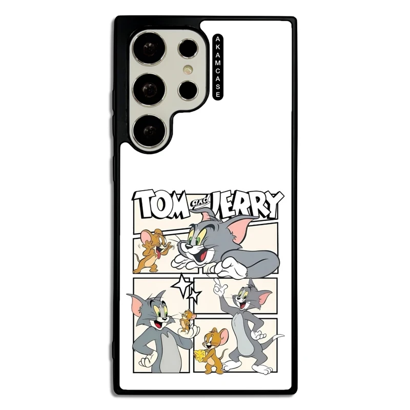 کاور آکام مدل AMC-WSGS23U-TOM & JERRY1 مناسب برای گوشی موبایل سامسونگ Galaxy S23 Ultra