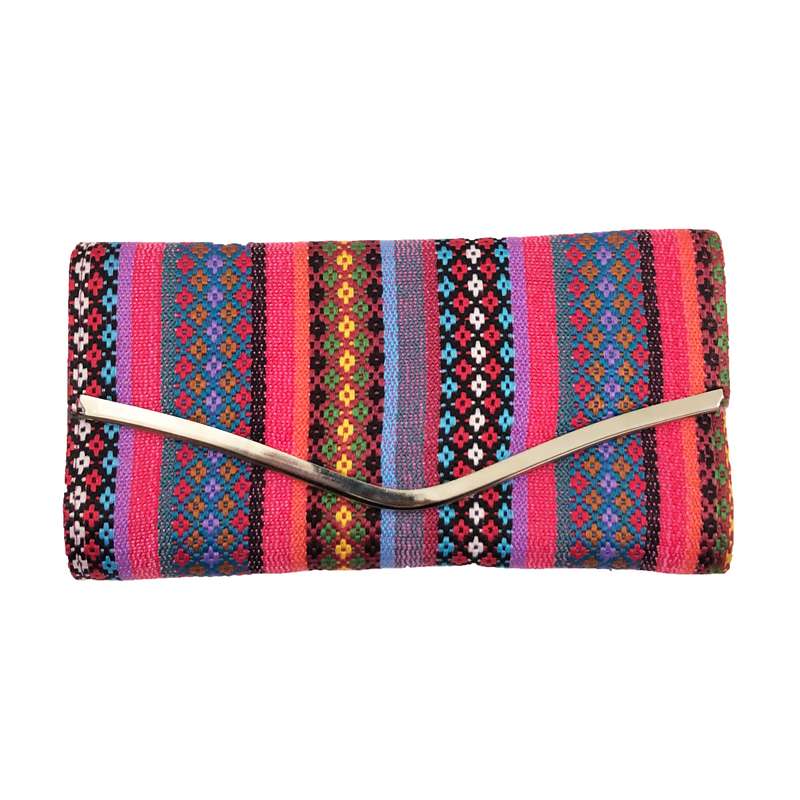 کیف پول زنانه مدل سنتی طرح گلیم آینه دار کد 119