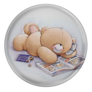 نقد و بررسی پیکسل طرح کارتون خرس و کتاب و گوشی مدل S10375 توسط خریداران