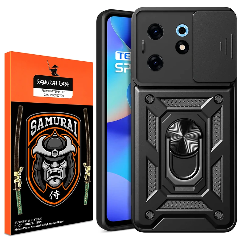 کاور سامورایی مدل Batman Rises مناسب برای گوشی موبایل تکنو Spark 10 Pro