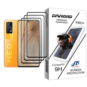 JF Diamond Glass MIX003 Screen Protector For  iQOO Neo5 Pack Of 3