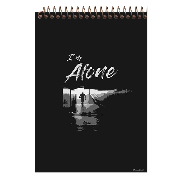 دفتر شطرنجی 60 برگ مشایخ طرح زندگی در تنهایی کد D26