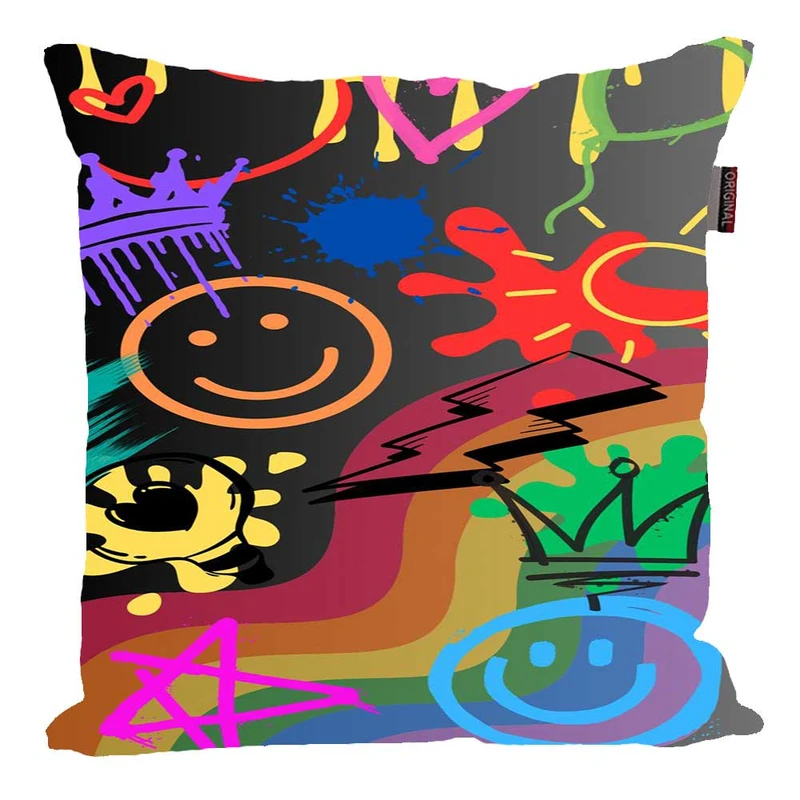 کوسن پاد آفرین مدل فانتزی رنگی کد 2517