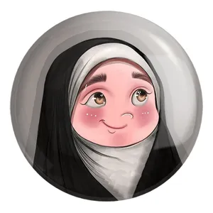 پیکسل خندالو طرح دخترانه باحجاب کد 26011 مدل بزرگ