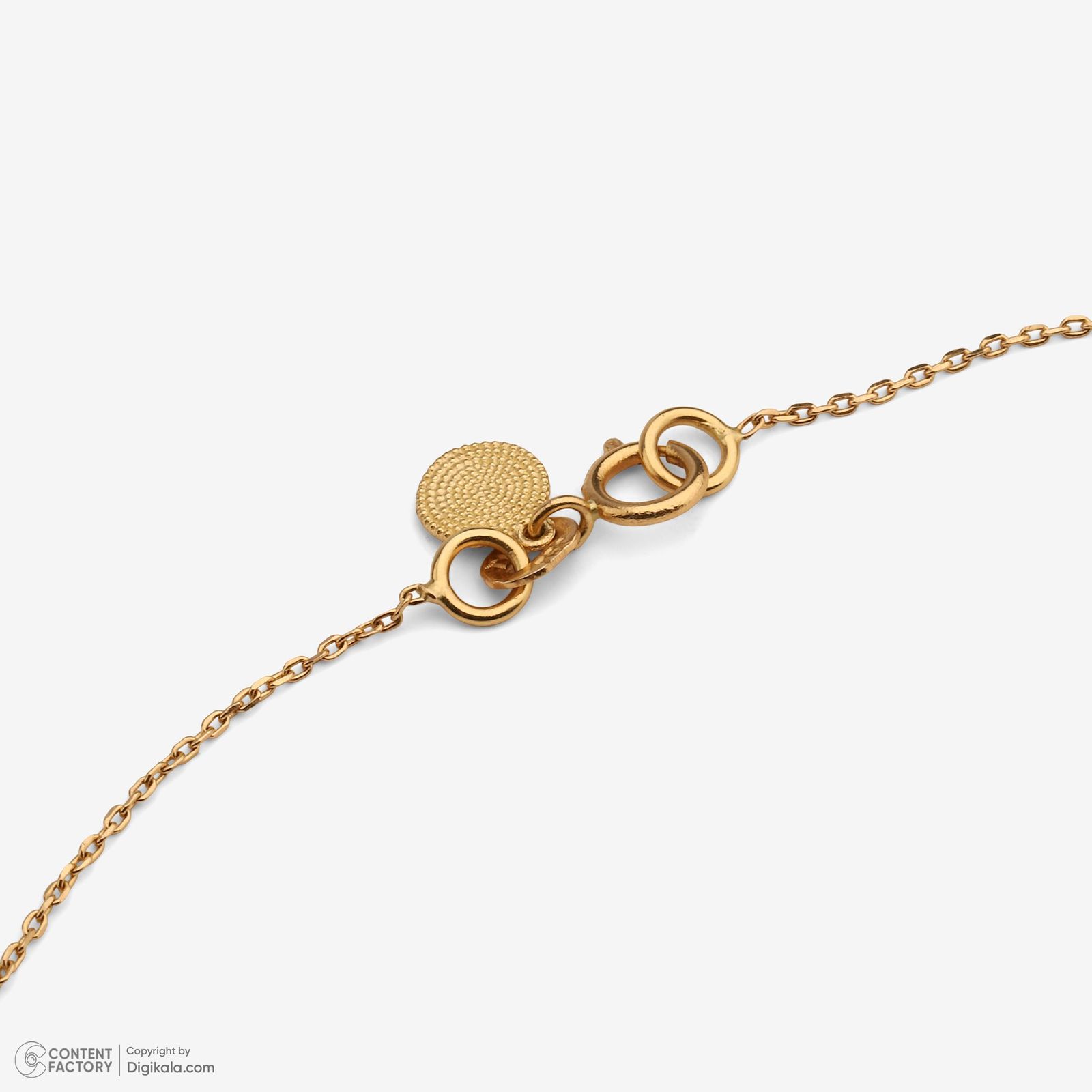 گردنبند طلا 18 عیار زنانه با زنجیر حلقهای (فلامینگو) وی گالری مدل انار کد NA7310 -  - 2