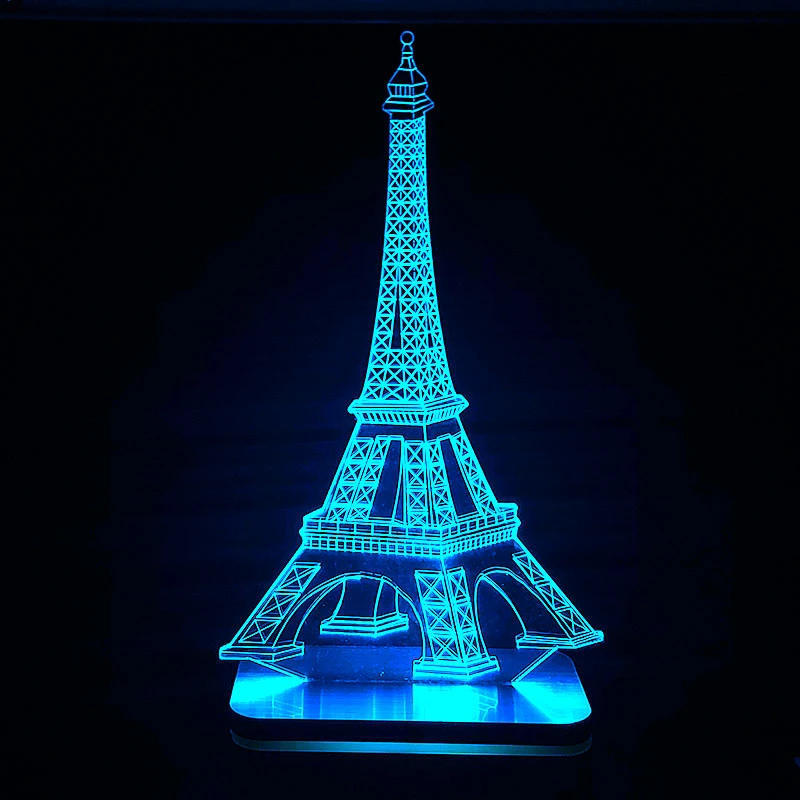  چراغ خواب سان لیزر طرح برج ایفل مدل کلید دار