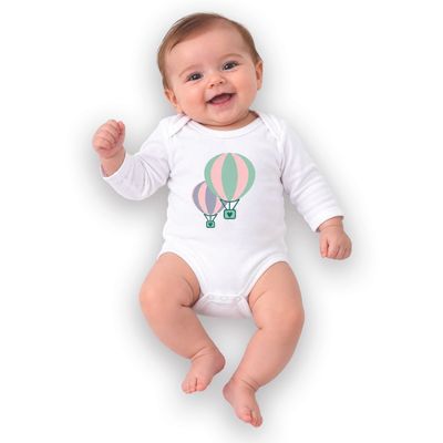 بادی آستین بلند نوزادی نیل کوک مدل CUTIE BALLOON