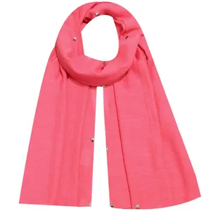 شال زنانه مدل نخی پاییزی طرح ساده کد 7058