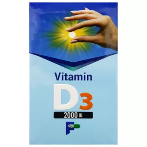 قرص ویتامین D3 2000 فارابی بسته 30 عددی