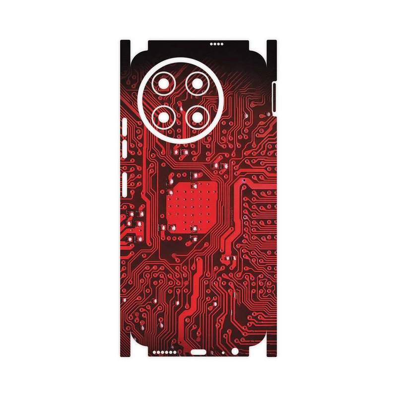 برچسب پوششی ماهوت مدل Red_Printed_Circuit_Board-FullSkin مناسب برای گوشی موبایل تکنو Spark 30 Pro