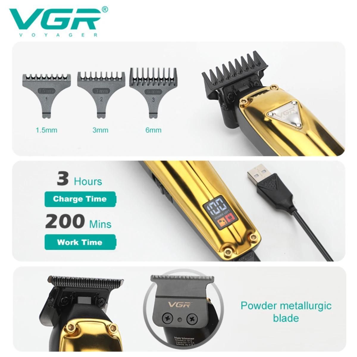 ماشین اصلاح موی سر و صورت وی جی ار مدل  V-136 -  - 2