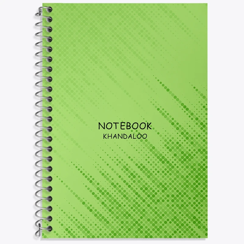 دفتر زبان 50 برگ خندالو مدل سه خط طرح فانتزی کد N1389