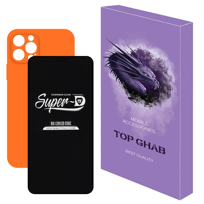 کاور تاپ قاب مدل 2SDL مناسب برای گوشی موبایل اپل  iPhone 12 Pro Max به همراه محافظ صفحه نمایش