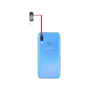 محافظ لنز دوربین مدل PG مناسب برای گوشی موبایل سامسونگ Galaxy A40