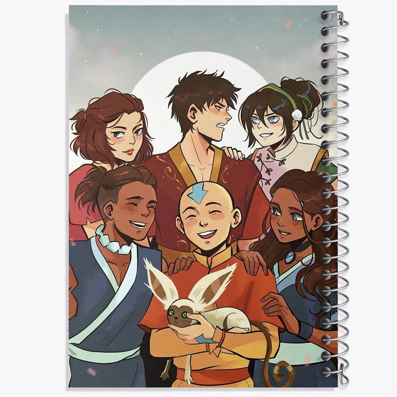 دفتر برنامه ریزی 50 برگ خندالو طرح انیمه آواتار Avatar کد 10064