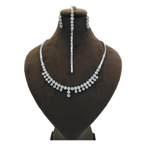 نیم ست نقره زنانه کد 4013