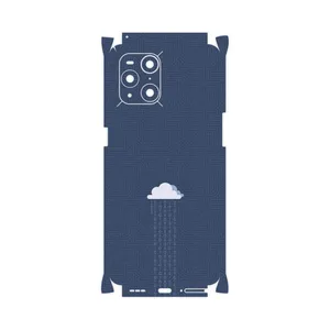 MAHOOT Minimal Data Cloud-FullSkin Cover Sticker for Oppo Find X3 Pro