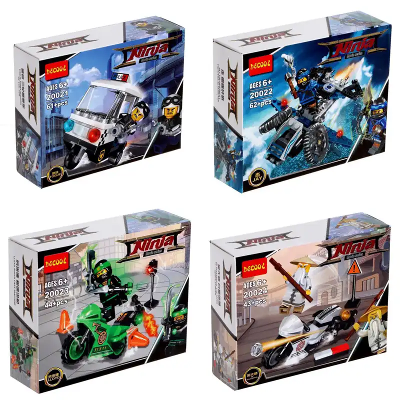 ساختنی دکول مدل نینجا کد 20017-24 مجموعه 8 عددی