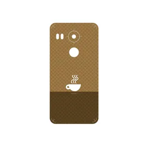 MAHOOT Minimal Cup of Coffee Icon Cover Sticker for Google Nexus 5X
