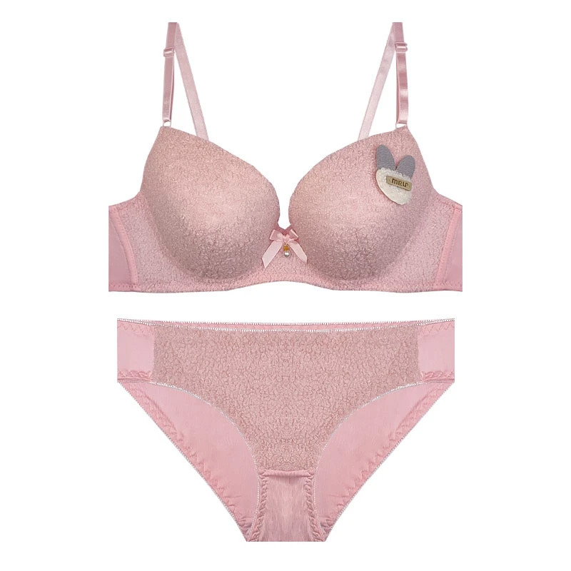 ست شورت و سوتین زنانه مدل تدی اسفنجی جک دار فنر دار کد Sor001