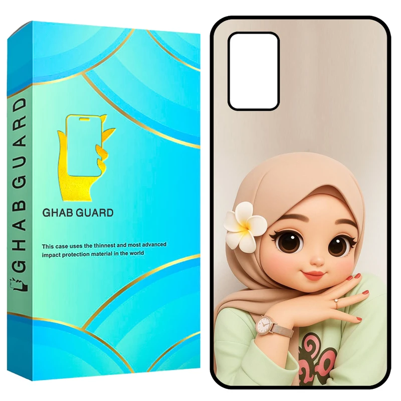 کاور قاب گارد طرح دختر مدل GCHPA03S مناسب برای گوشی موبایل سامسونگ Galaxy A02s / M02s / A03s  