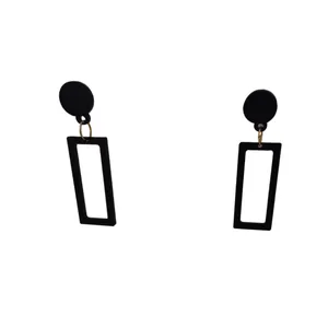 گوشواره زنانه مدل مستطیلی