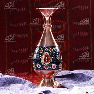 ‎گلدان‎ ‎مس و پرداز‎ ‎‎‎‎ ‎ ‎‎‎طرح‎ ‎شاه عباسی‎ ‎ ‎‎‎‎‎مدل 1015700023
