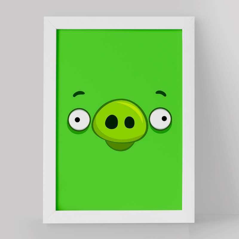 تابلو خندالو مدل لئونارد پرندگان خشمگین کد 13853