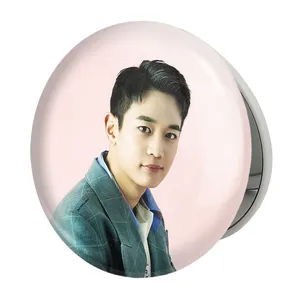 آینه جیبی خندالو طرح مینهو گروه شاینی Shinee مدل تاشو کد 12348 