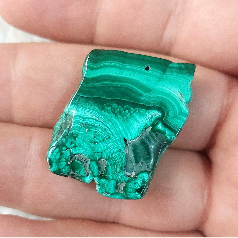 آویز گردنبند مدل سنگ مالاکیت کنگو مدل SH-03 آویز گردنبند مدل سنگ مالاکیت کنگو مدل SH-03