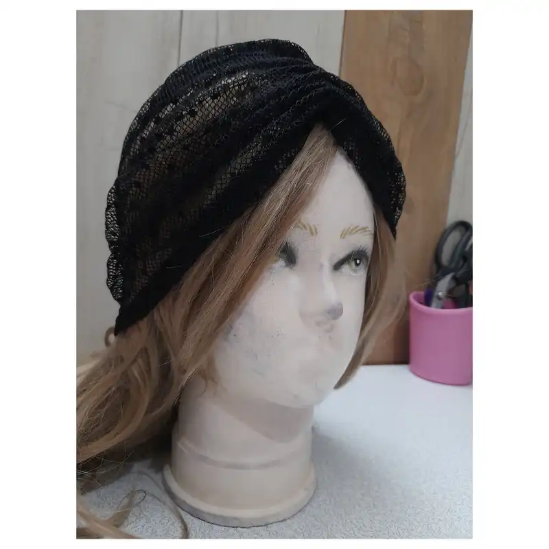 توربان زنانه مدل خالدار 55