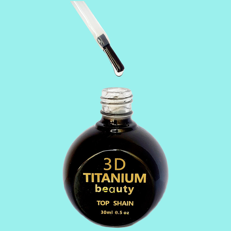 تاپ کت ناخن تیتانیوم مدل BEAUTY تاپ کت ناخن تیتانیوم مدل BEAUTY
