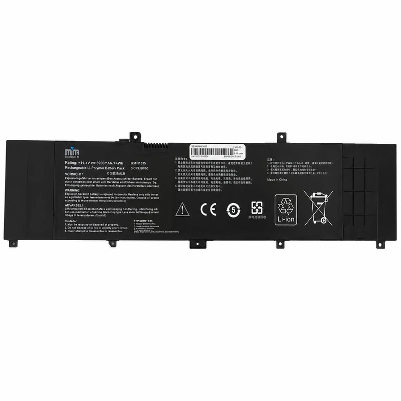 باتری لپ‌تاپ 6 سلولی مدل B31N1535 مناسب برای ZenBook UX310