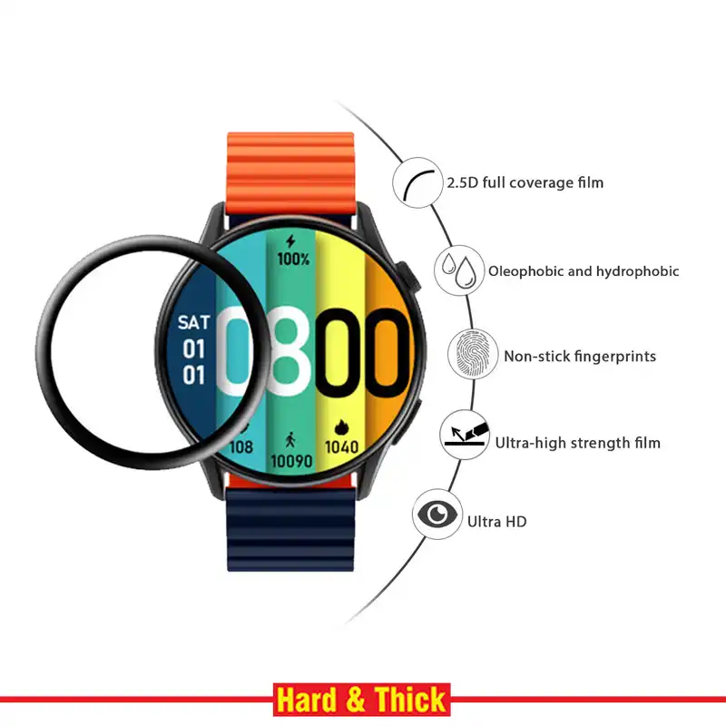 محافظ صفحه نمایش نانو هارد اند تیک مدل NHT مناسب برای ساعت هوشمند هوآوی GT3 42mm بسته دو عددی