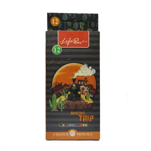 مداد رنگی 12 رنگ لایف پن مدل amazing trip
