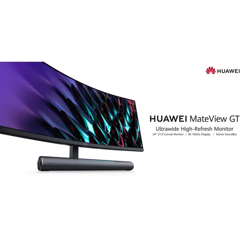 مانیتور هوآوی مدل MateView GT سایز 34 اینچ به همراه ساندبار