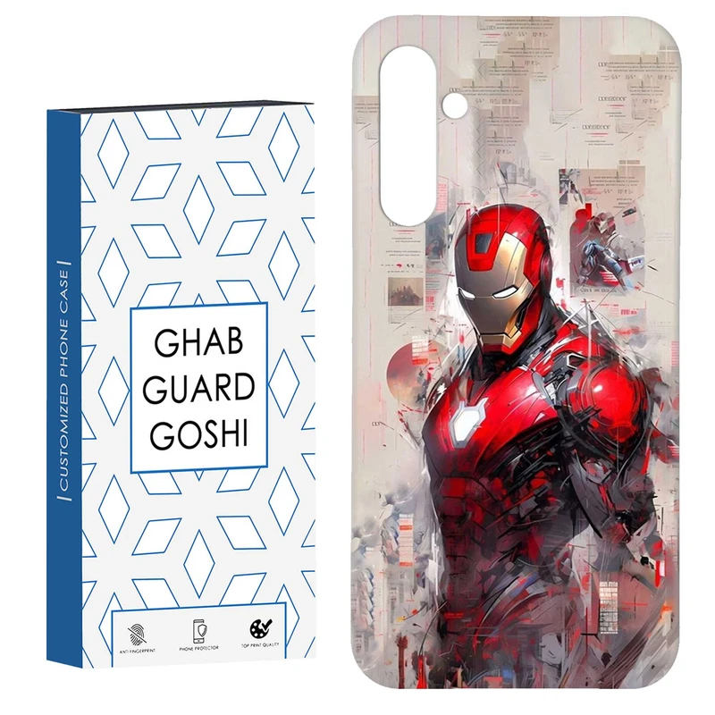 کاور قاب گارد گوشی طرح مرد آهنی کد Dimo-370 مناسب برای گوشی موبایل سامسونگ Galaxy S23 Fe