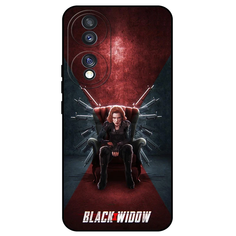 کاور مگافون طرح بیوه سیاه مدل 5423 مناسب برای گوشی موبایل آنر 70