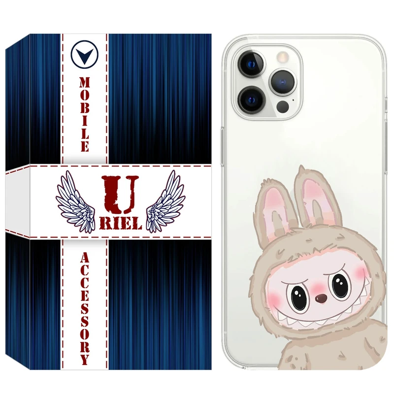 کاور یوریل مدل Clear کد 119 طرح لبوبو Labubu مناسب برای گوشی موبایل اپل iPhone 13 Pro