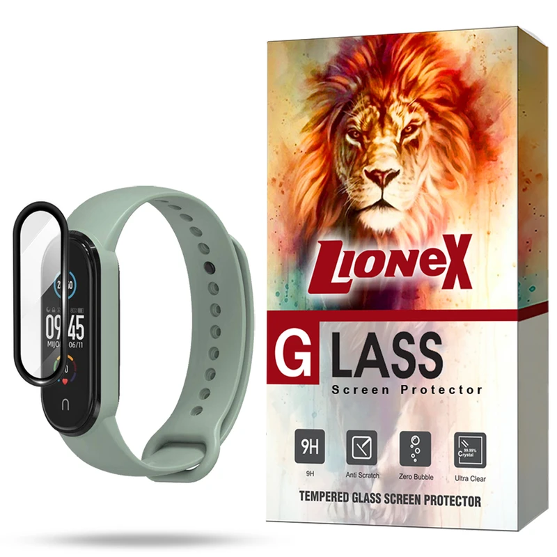 محافظ صفحه نمایش لایونکس مدل PMML20 مناسب برای ساعت هوشمند شیائومی Mi Band 5