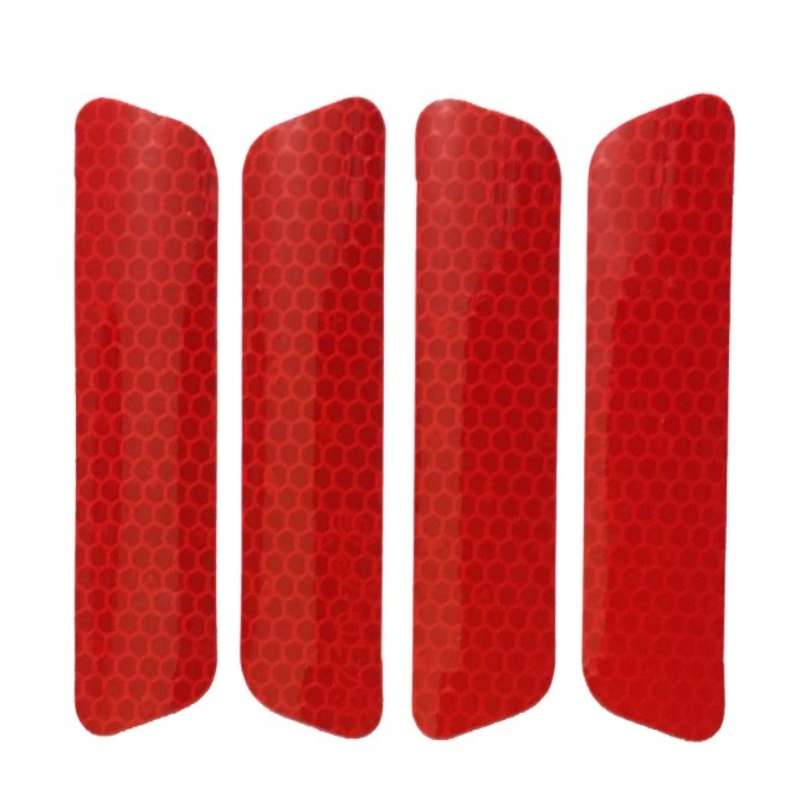 برچسب شبرنگ هشدار باز بودن درب خودرو مناسب برای پژو 207 مدل R12 بسته 4 عددی